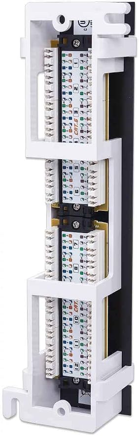 Intellinet 12 Port Cat6 Network Patch Panel Wall-Mount - Image 3