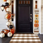 Buffalo Plaid Outdoor Rugs, Layering Rug - Image 5