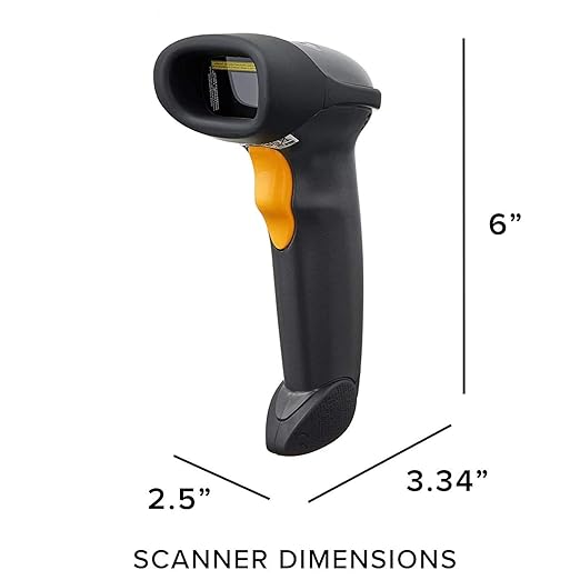Symbol LS2208 General Purpose Handheld 1D Bi-Directional Laser Barcode Scanner - Image 5