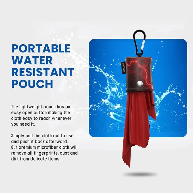 Microfiber Cloth & Glasses Wipes Lens & Glasses Cleaning Cloth - Image 6