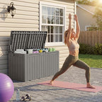 Devoko 100 Gallon Outdoor Storage Box, Waterproof Deck Box Lockable - Image 2