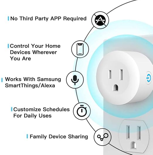 Smart Plug, DOGAIN Zigbee Smart Plugs Outlet Works - Image 2