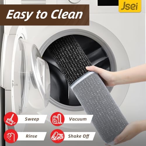 JSEI Dirt Trapper Door Mat 24" x 36", Non-Slip Washable Doormats - Image 6