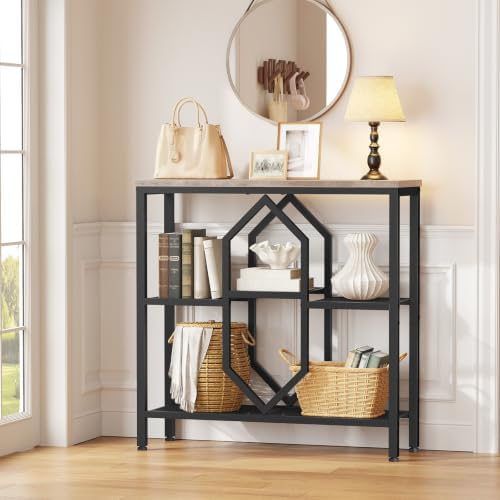 HOOBRO Console Table, Narrow Entryway Table, Behind Couch Table - Image 5