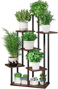 AZERPIAN 7 Tier Tall Plant Stand Indoor Corner Tiered Shelf Metal MDF Board by AZERPIAN