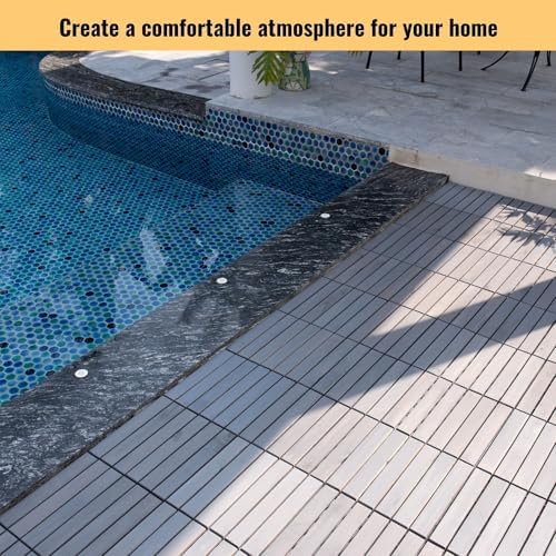 Interlocking Deck Tiles 30pcs 12"x12" Plastic Outdoor Floor Tiles - Image 3