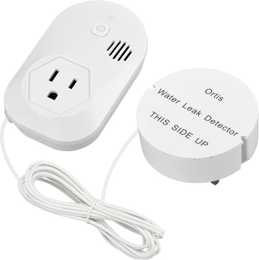 Ortis Water Alarm Leak Detector, 95 dB Loud Alarm, Prevent Serious Floods and by SafeEfficientToolSwitches
