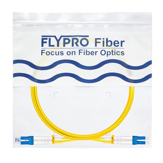 FLYPROFiber- 3M/10ft OS2 LC to LC Fiber Patch Cable, Length Options: 0.2m-300m - Image 7