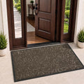 Yimobra Extra Large Front Door Mat, Floral Outdoor Mat by Yimobra