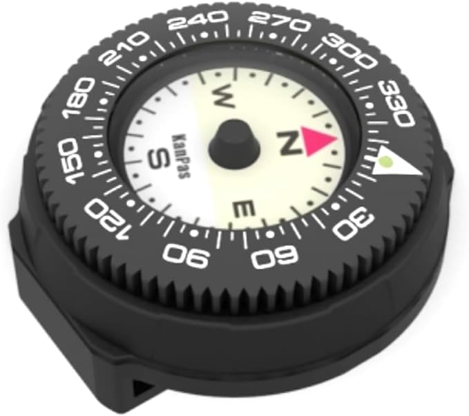 KanPas Mini Button Map Compass by KanPas