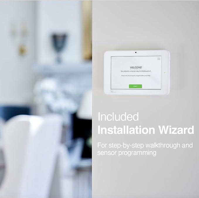 Qolsys IQ Panel 4: Wireless Smart Home Security System Alarm Panel - Image 6