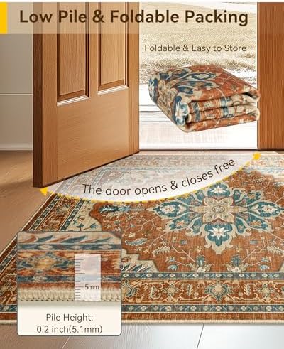 RELEANY Washable Area Rug - Image 5