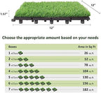 PrimeZone 216 Packs Interlocking Artificial Grass Tiles - Image 2