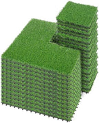 PrimeZone 216 Packs Interlocking Artificial Grass Tiles by PrimeZone