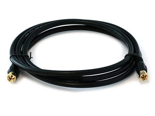 Monoprice RG6 Quad Shield CL2 Coaxial Cable by Monoprice