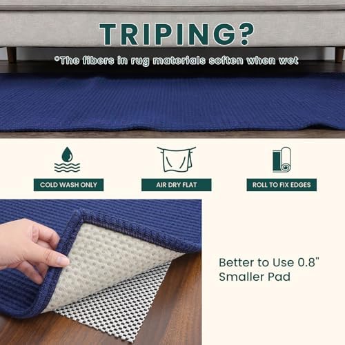 KOZYFLY Washable 3x5 Entry Woven Area Rug, Braided Throw Rugs - Image 6