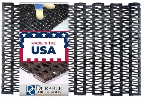 Durable Corporation Durite Outdoor Entrance Mat Runner, Recycled Rubber by ConsolidatedPlastics