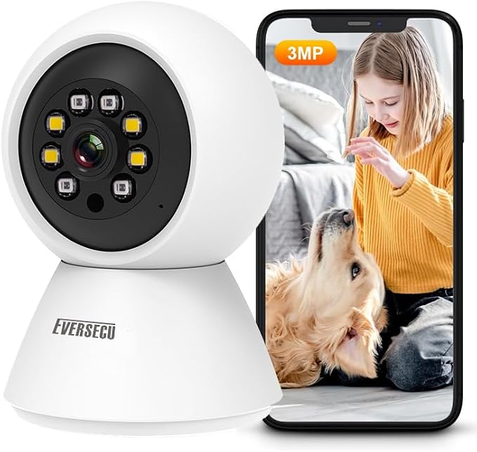 EVERSECU HD 2K 3.0MP WiFi Home Security Camera, Humanoid Auto Tracking - Image 2