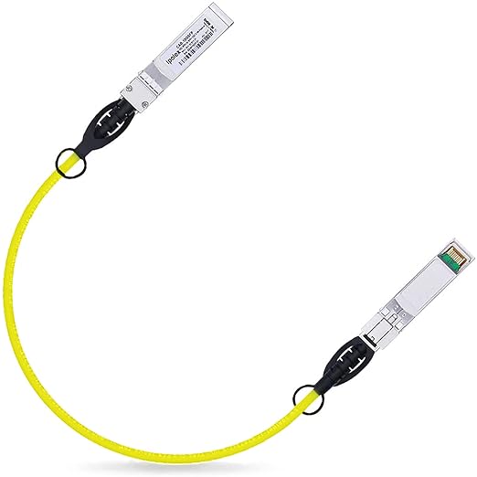 ipolex [Yellow 10G SFP+ Twinax Cable, Direct Attach Copper Passive Cable by ipolexUS
