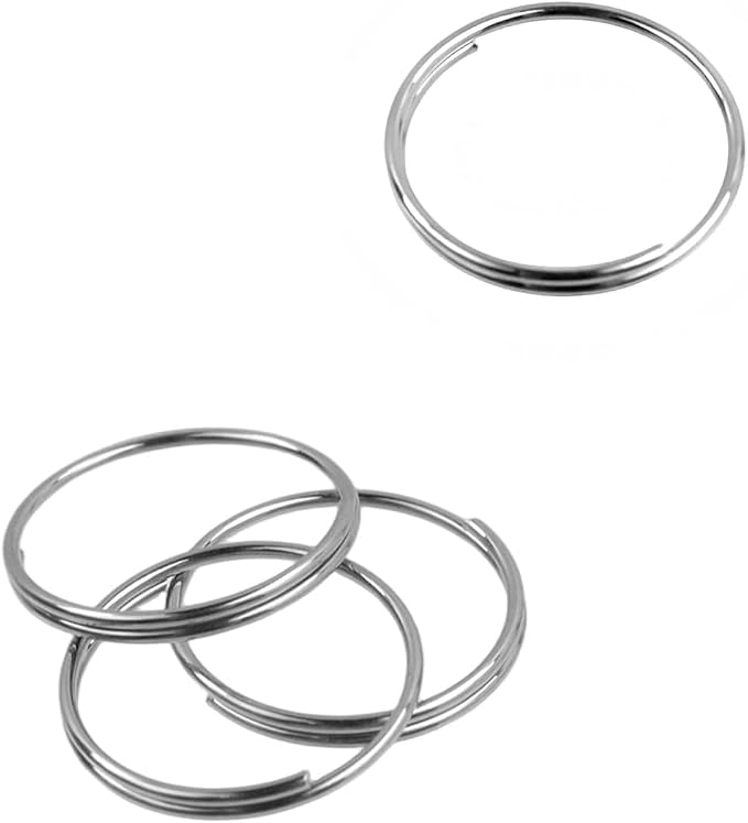 500PCS Stainless Steel Bright Silver Chandelier Split Rings, 0.47inch Diameter - Image 3