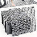 12 Pcs Drainage Mat Modular Interlocking Cushion 11.8" x 11.8" Garage Floor by JOHAHTANG