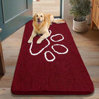 Smiry Dog Door Mat for Muddy Paws, Absorbent Non Slip Dirt Trapper by Smiry