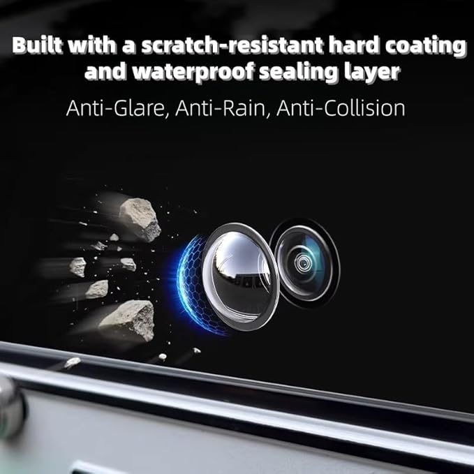 Car Camera Lens Protector, Car 360 Panoramic Camera Protective Cover, Anti-Glare - Image 5