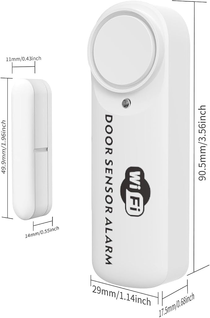 Smart WiFi Door & Window Alarm Sensor Chime - Image 8
