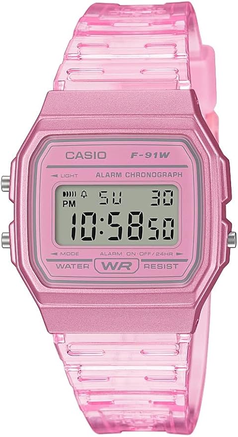 Casio F91W Series | Digital Watch | Water Resistant | LED Light | 1/100 SEC by Casio