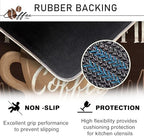 But First Coffee Themed Decorative Front Door Mat, Welcome Doormat - Image 3