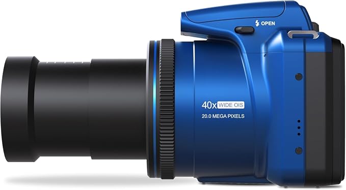 Minolta MN40Z 20MP Digital Camera – 40x Optical Zoom, 1080p FHD Video, 3.0" LCD - Image 8