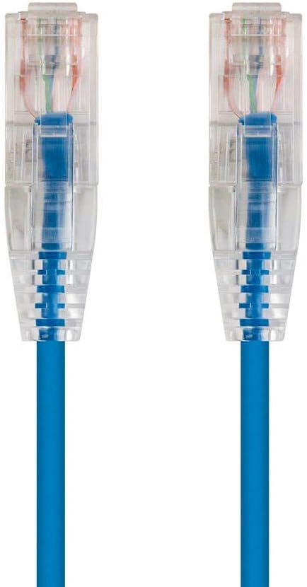Monoprice Cat6 20ft Blue Component Level Patch Cable UTP 28AWG 550MHz Pure Bare by Monoprice
