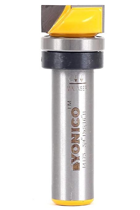YONICO Flush Trim Router Bit 3/4-Inch Diameter 1/2-Inch Shank 14173 - Image 3