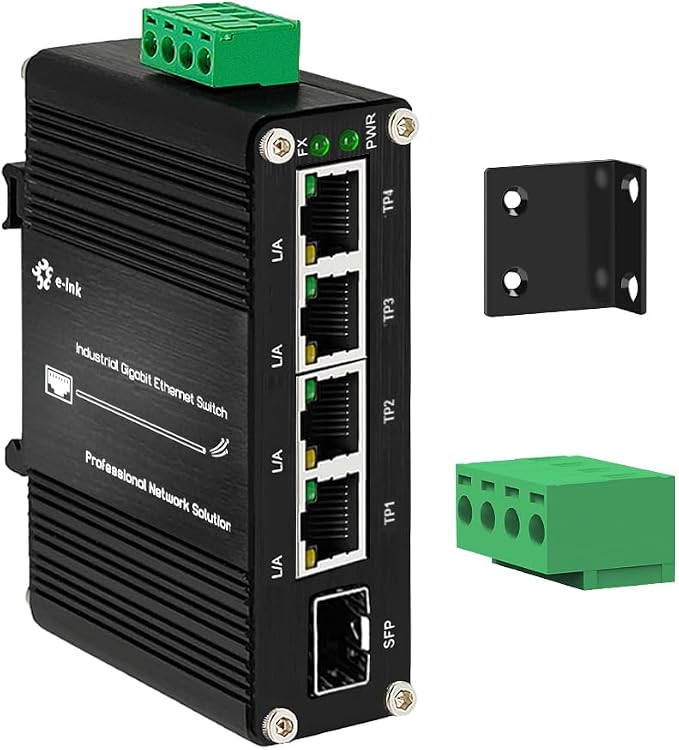 Industrial Gigabit 4-Port Ethernet Switch by WelcometotheThroncom