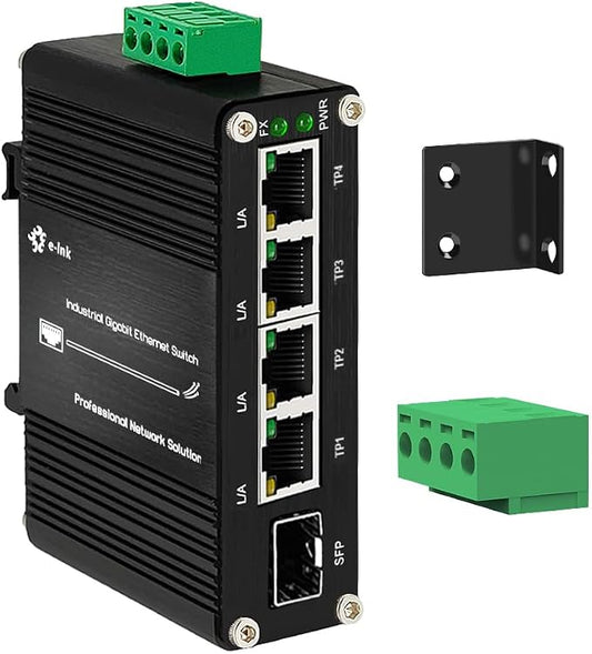 Industrial Gigabit 4-Port Ethernet Switch by WelcometotheThroncom
