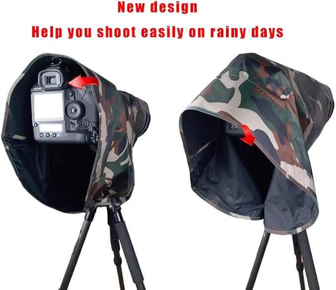 CHASING BIRDS Camouflage Waterproof Rain Covers Raincoat - Image 3