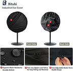 Bitubi Wall Mount Fan Cover, Waterproof Outdoor Fan Covers, Compatible - Image 3