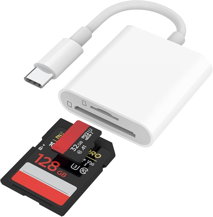 SD Card Reader USB C for iPhone 17/16/15 Series, AIDOUBARA Memory Card Reader by Unknown