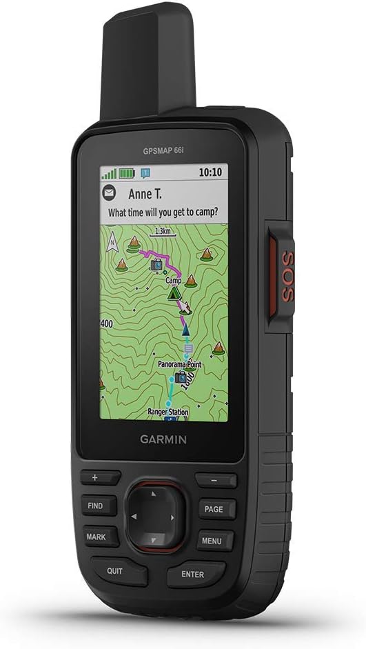 Garmin GPSMAP 66i, GPS Handheld and Satellite Communicator, Featuring - Image 2
