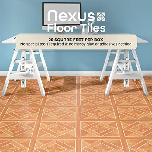 Nexus Peel & Stick Vinyl Floor Tiles, 12 x 12 in - Image 2