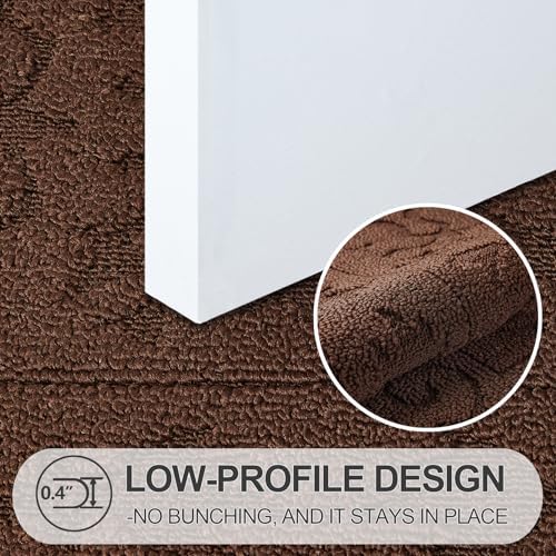 FONEYI Dirt Trapper Door Mat 36" x 60", Non-Slip Washable Doormats - Image 3