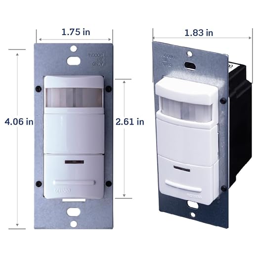 Leviton Decora 120/277-Volt Wall Switch Occupancy Sensor - Image 8