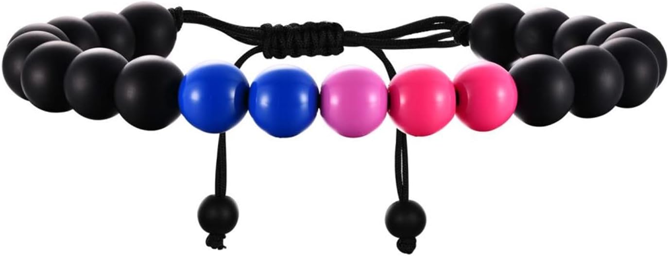 Nanafast Titanium Stainless Steel Rainbow LGBT Pride Bracelet Handmade Braided - Image 3