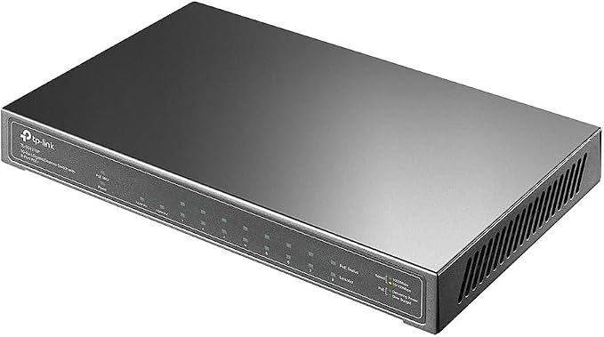 TP-Link 8 Port Gigabit PoE Switch | 8 PoE+ Ports @63W, w/ 1 Uplink Gigabit Port - Image 2