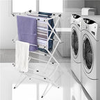 BLACK+DECKER 3 Tier Expandable Collapsing Foldable Laundry Rack - Image 5