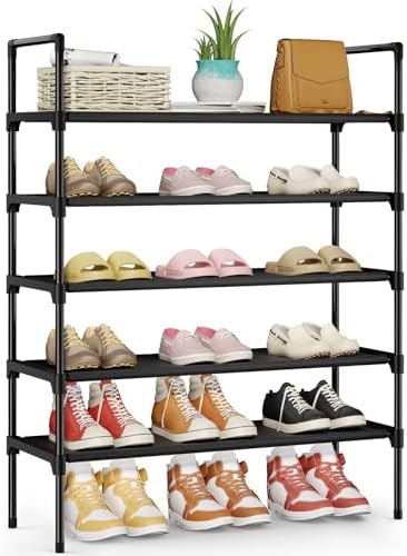 Kitsure Shoe Rack for Closet, Shoe Organizer, 27.6" Wide by Kitsure
