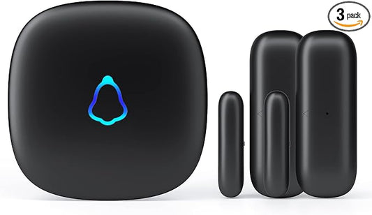 Door Chime, METAK Wireless Door Open Contact Sensor Alarm by METAK