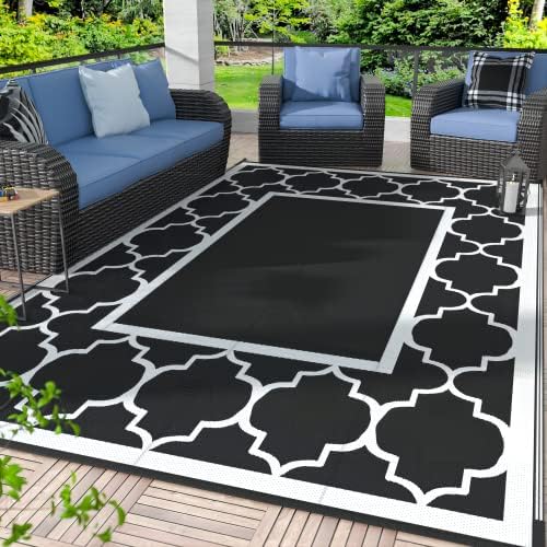 GENIMO Outdoor Rug, Waterproof Plastic Rugs by GENIMO
