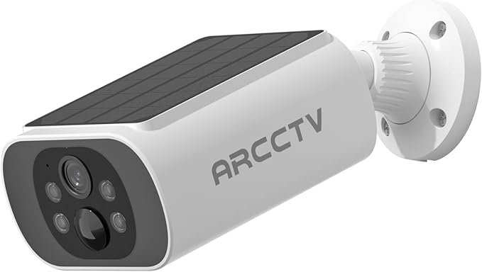 ARCCTV Solar Security Cameras Wireless Outdoor, Add on C3 Base, No Subscription by ARCCTVSecurity