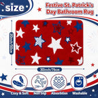 Capoda 1 Pcs Patriotic Bathroom Rug 20 x 30 Inch 4th of July Star Bath Mat - Image 2